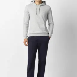Van Heusen Grey Cotton Regular Fit Graphic Hoodie image 5