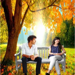 Aura Yellow & White Set of 2 Door image 3