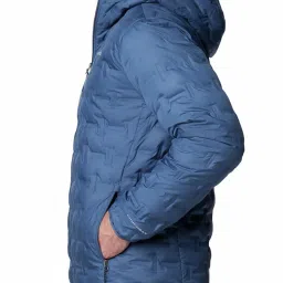 Columbia Blue Polyester Relaxed fit Hooded Jacket image 3