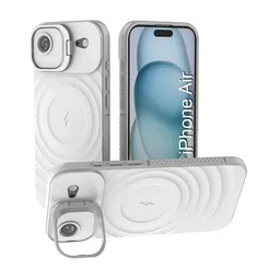Luxury Kase Ripple Textured Rugged & Wireless Charging iPhone Air Back Case-picture-27