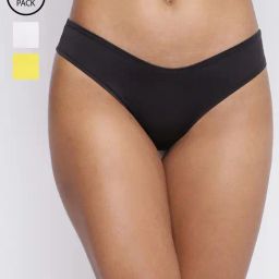 Basiics By La Intimo Multicolored Comfort Fit Panties - Pack Of 3-picture-13