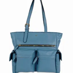 Hie Powder Blue Lisa Structured Tote-picture-31