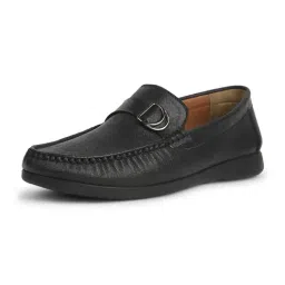 Bata Men's Black Loafers image 3