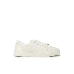Guess Women's White Quilted Casual Sneakers-picture-13