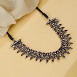 Fabindia Women Silver Short Necklace image 1