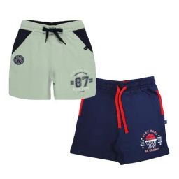 3PIN Boys Multi Cotton Regular Fit Printed Shorts - Pack of 2-picture-13