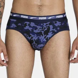 Puma Multicolor Regular Fit Briefs - Pack of 2 image 5