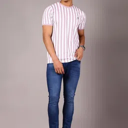 V-Mart Men Regular Fit Mid-Rise Light Fade Jeans image 2