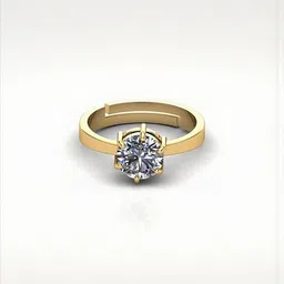 Sidharth Gems 8.25 Ratti 925 Zircon Studded Sterling Silver Ring image 3