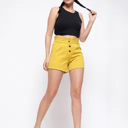 Belliskey Women High-Rise Denim Shorts-picture-14