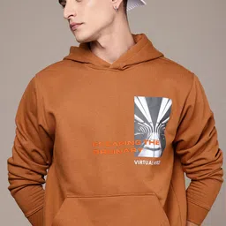 FCUK Graphic Printed Hooded Sweatshirt image 1