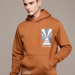 FCUK Graphic Printed Hooded Sweatshirt image 3