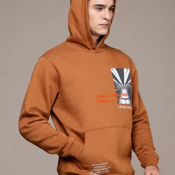 FCUK Graphic Printed Hooded Sweatshirt image 4