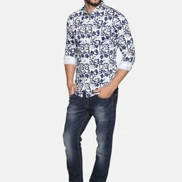 SHOWOFFFF Men Comfort Slim Fit Printed Casual Shirt image 3