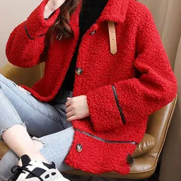 The Roadster Lifestyle Co Self Design Spread Collar Coat-picture-2