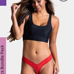 MYZA Women Red Nylon Mid-Rise Hipster Briefs-image-69