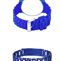 Gopal Shopcart Unisex Analogue Watch With Bracelet 3Kan 1002BLU NEW PU K Bracelet image 3