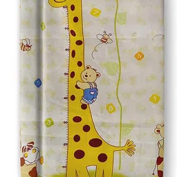 BHAIJI BEDSHEETS Glace Cotton Bed Sheet Double Bed With 2 Pillow Covers Kids Cartoon Prints - Giraffe Cow animal Print image 4