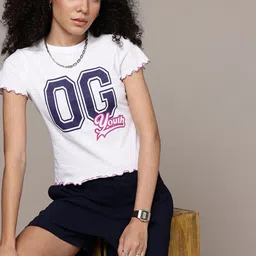 The Roadster Life Co. Typography Printed Slim Fit T-shirt-image-88