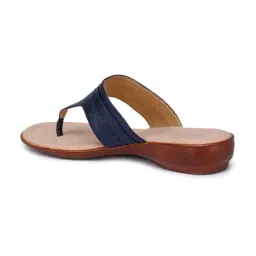 Senorita by Liberty Women's Navy Thong Sandals image 4