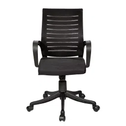 Suprema Boom All Black Nylone Base Office Chair (20.5inch)-image-24