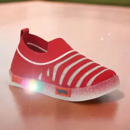 Lil Lollipop Kids Woven Design Slip-On Sneakers-image-86