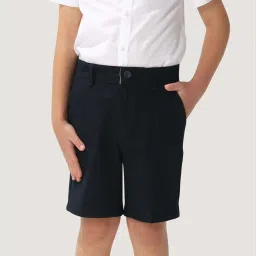 One Friday Kids Navy Regular Fit Shorts image 3