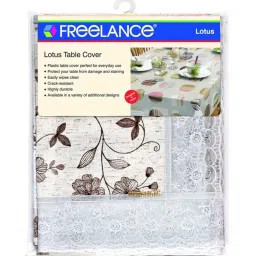 Freelance Solid White PVC Set of 1 Table Cloth image 3