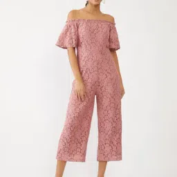 Zink London Pink Lace print Jumpsuit-image-18