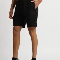 Reebok Black Regular Fit Solid Shorts image 3