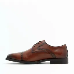 Aldo Men's Cognac Brogue Shoes image 3