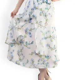 Belle Fille Multicolor Floral Print Skirt-image-71