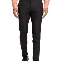 Raymond Brown Slim Fit Trousers-picture-40