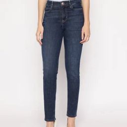 Guess Blue Solid Skinny Fit Jeans-picture-39