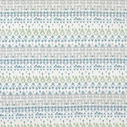 Haus & Kinder White & Blue 186 TC Cotton King Bedsheet with 2 Pillow Covers image 3