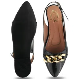 Shoetopia Kids Black Back Strap Sandals image 3