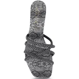 Catwalk Women's Black Casual Wedges image 3