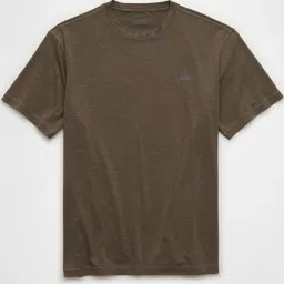 American Eagle Brown Polyester Regular Fit T-Shirt image 3