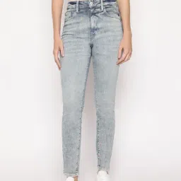 Guess Blue Solid Ultimate Skinny Jeans-image-54