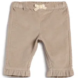 Chicco Girls Medium Brown Regular Fit Applique Trousers-picture-41