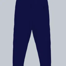 Kiddopanti Unisex Blue Solid Trackpants (Pack Of 2) image 3