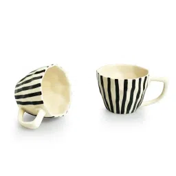 Exclusivelane Zebra Pattern Multi Ceramic Coffee Mugs image 3