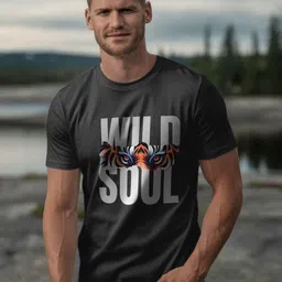 GRACE & JACK Men Typography Printed Round Neck T-shirt-picture-24