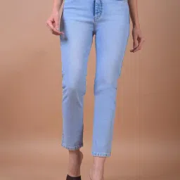 Crimsoune Club Blue Cotton Mid Rise Jeans-image-28
