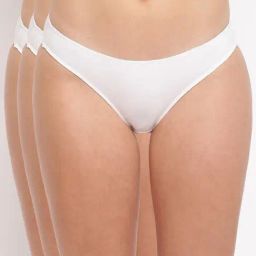 La Intimo White Comfort Fit Panties - Pack Of 3-picture-12