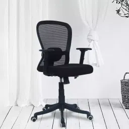 Vassio Black Push Back Executive Chair For Office-picture-23