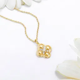 GIVA 14K Yellow Gold Ganesha Diamond Pendant,without chainfor Women-image-46