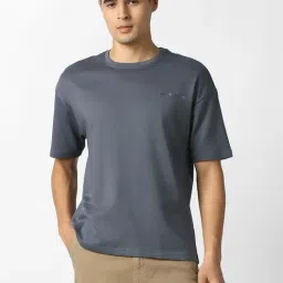 Van Heusen Grey Regular Fit Printed T-Shirt-picture-40