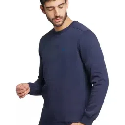 Wildcraft Dark Navy Regular Fit Logo Print Sweatshirt image 3