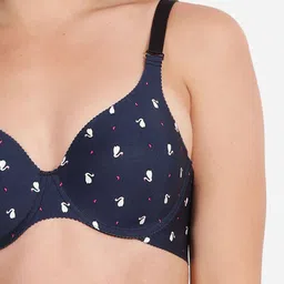 shyaway Pack Of 3 Floral Printed Medium Coverage Underwired Lightly Padded Bra image 3